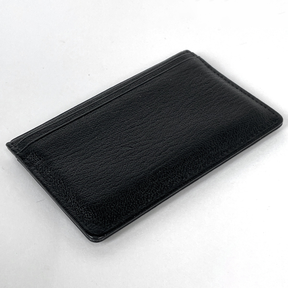 Chanel Case Pass Cocomark Case Card Leather Case Card CC Black - Picture 1 of 5